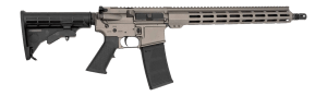Andro Corp Industries 55616BBTUNG Bravo Bravo 5.56 NATO 30+1 16" Black Nitride Threaded Barrel Tungsten Aluminum Receiver w/Picatinny Rail M-LOK Handguard M4 Black Polymer Stock Black A2 Grip