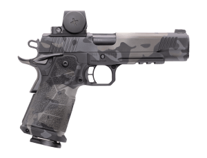 Cnc Firearms CNCSTEALTHWAR Kimber 1911 DS Warrior Stealth 9mm Luger 5.50" Multi-Cam Black Cerakote Stainless Steel Serrated w/Optic Slide  Multi-Cam Black Cerakote Frame w/ Accessory Rail  Carbon Fiber Grip  Vortex Venom 3 MOA Enclosed Red Dot