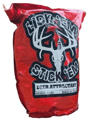 LICK EM STICK EM DEER ATTRACTANT 4LB 10/1