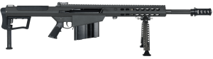 Barrett 20183 M107A1  50 BMG 10+1 20" Fluted Barrel  Picatinny Rail Receiver  M-LOK Handguard  QD BiPod Forend  Black Polymer Grip