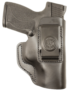 DeSantis Gunhide 031BA5EZ0 Insider IWB Black Leather Belt Clip Fits S&W M&P 45/Shield M2.0 9/40 Right Hand