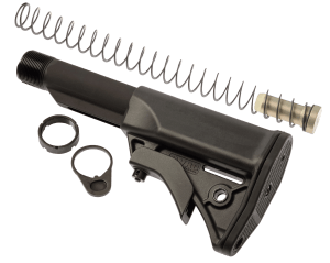 LWRC 2000092A01 LWRCI Ultra Compact Stock Kit Black Synthetic for AR-15 M16