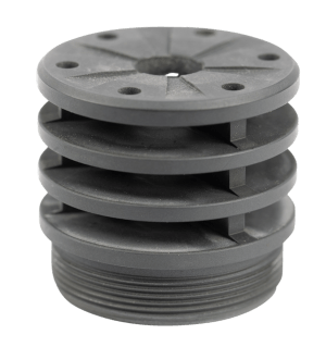 SilencerCo AC2081 Bravo Anchor Brake 458 Caliber Black Aluminum