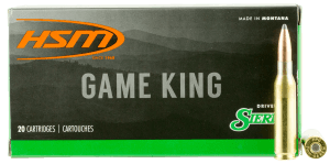 HSM 7MM087N Game King 7mm-08 Rem 140 gr Sierra GameKing Spitzer Boat Tail 20rd Box