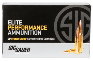 Sig Sauer E3WMM120 Marksman Elite 300 Win Mag 190 gr Open Tip Match 20rd Box