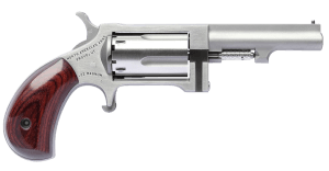 North American Arms SW250 Sidewinder  22 WMR 5rd 2.50" Barrel  Overall Stainless Steel Finish & Rosewood Birdshead Grip