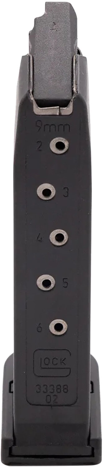 Glock MF08855 G43 6rd 9mm Luger Black Polymer Extended - Image 3