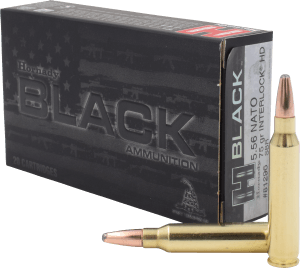 Hornady 81296 Black 5.56x45mmNATO 75gr InterLock Heavy Duty 20rd Box