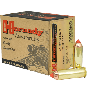 Hornady 9078 LEVERevolution 41RemMag 190gr Hornady Flex Tip eXpanding 20rd Box