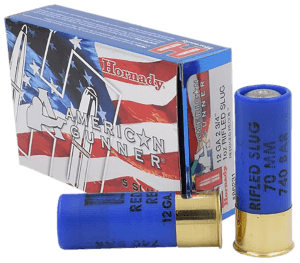 Hornady 86231 American Gunner 12 Gauge 2.75" 1 oz Rifled Slug Shot 5 Per Box