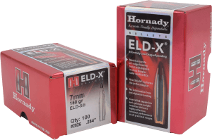 Hornady 2826 ELD-X 7mm .284 150 gr Extremely Low Drag eXpanding 100rd Box/ 15 Case