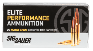 Sig Sauer E308M220 Marksman Elite 308 Win 175 gr Open Tip Match 20rd Box
