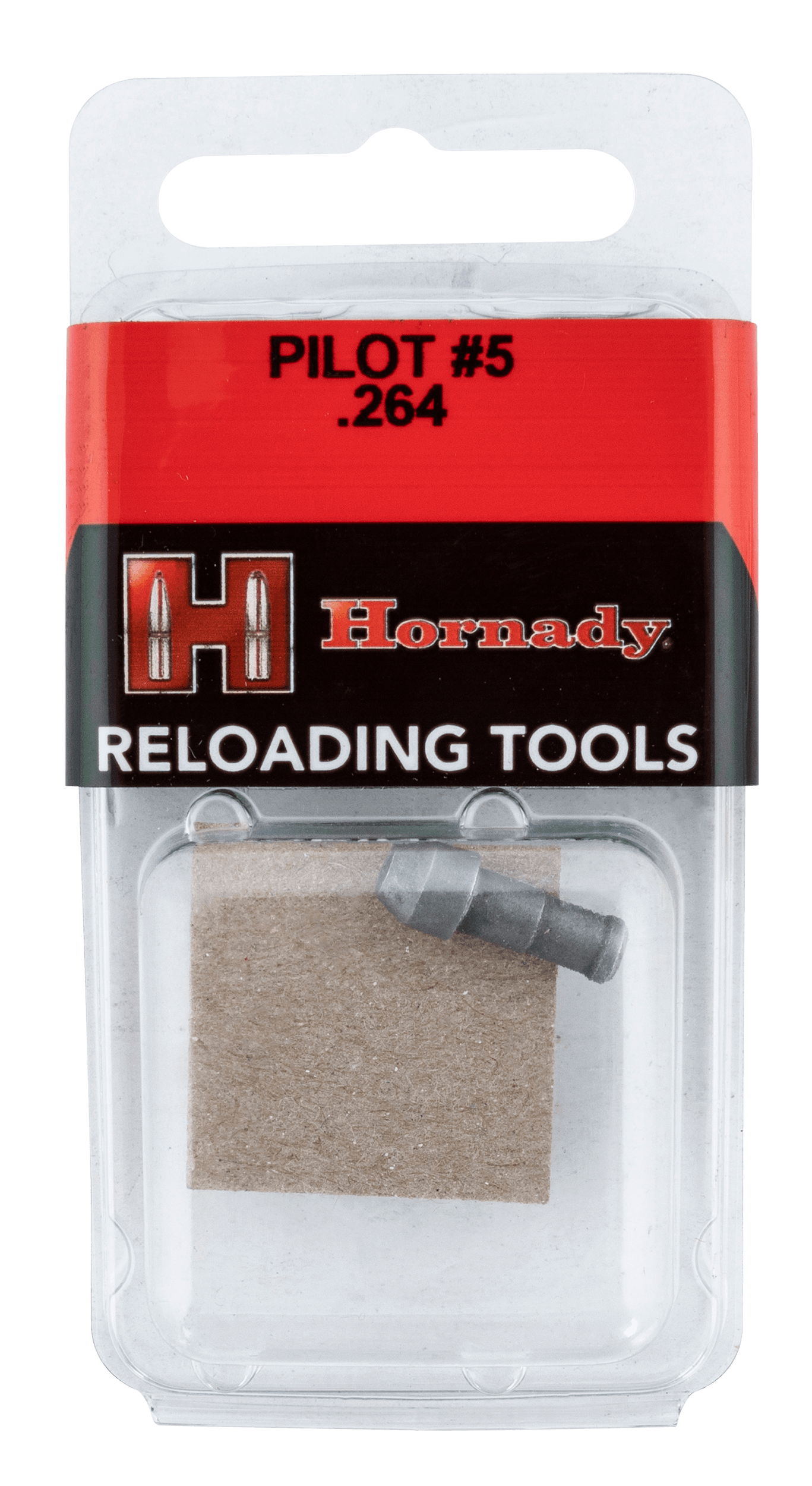 Hornady 390947 Cam Lock Pilot .264 Silver 6.5 Creedmoor Steel