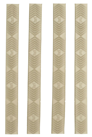 Ergo 4332DE WedgeLok Slot Cover  Dark Earth Rubber  4 Slot Low Profile w/Aggressive Texture 4 Per Pack
