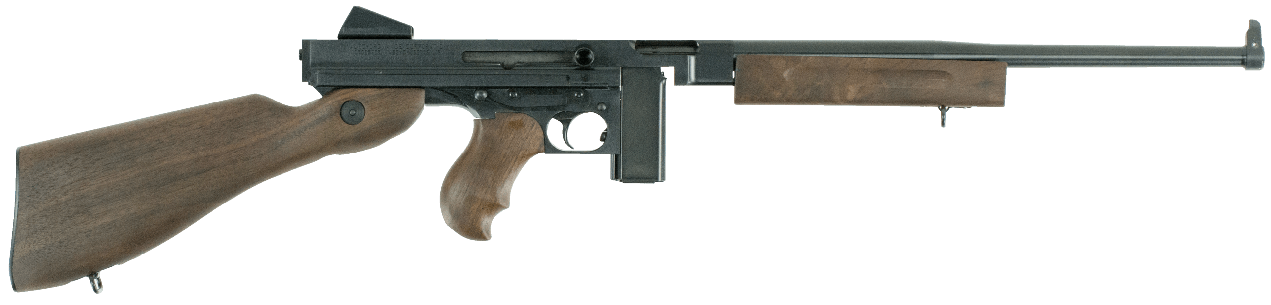 Thompson TM110S M1 Carbine Lightweight Carbine 45 ACP Caliber with 16.50" Barrel 10+1 Capacity (Stick) Blued Metal Finish American Walnut Stock Wood Grip Right Hand