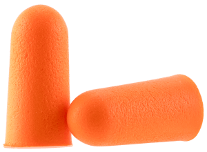 Walker's GWPFP50PK Foam Ear Plugs Disposable Foam 33 dB Orange 50 Pair