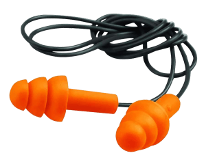 Walker's GWPEPCORD2PK Corded Foam Ear Plugs 33 dB In The Ear Orange/Black Adult 2 Per Pack