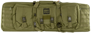 Bulldog BDT3536G BDT Tactical Single 36" Green Nylon 3 Accessory Pockets Deluxe Padded Backstraps Lockable Zippers Padded Internal Divider