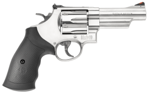 Smith & Wesson 163603 Model 629  N-Frame Frame 44 S&W Spl 44 Rem Mag 6rd 4.12" Stainless Steel Barrel  Stainless Cylinder  Steel Frame  Black Finger Groove Grip  Internal Lock Safety  Exposed Hammer