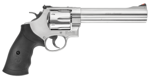 Smith & Wesson 163638 Model 629 Classic 44 Rem Mag or 44 S&W Spl Stainless Steel 6.50" Barrel & 6rd Cylinder  Satin Stainless Steel N-Frame  Red Ramp Front/White Outline Rear Sights
