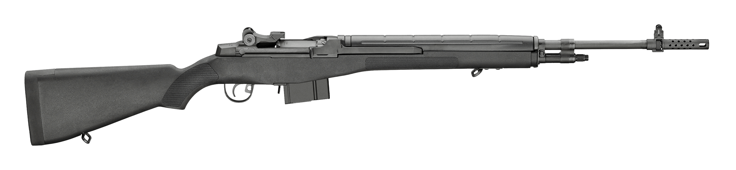 Springfield Armory MA9226CA M1A Loaded *CA Compliant 308 Win/7.62x51mm 10+1 22" Black Parkerized Medium National Match Barrel Black Parkerized Steel Receiver Black Synthetic Fixed Stock