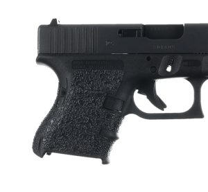 Talon Grips 117R Adhesive Grip Compatible w/Glock 26/27/28/33/39 Gen4 w/Medium Backstrap Black Textured Rubber