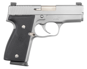 Kahr Arms K9093NA K9 9mm Luger 7+1/8+1 3.47" Stainless Polygonal Rifled Barrel Matte Serrated Stainless Steel Slide Matte Stainless Steel Frame Black Textured Wraparound Polymer Grip Night Sights Right Hand