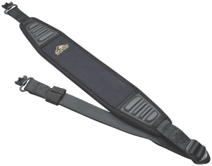 Butler Creek 23616 Rhino Rib Rifle/Shotgun Sling Black Nylon Padded Design Features Uncle Mike's QD Swivels
