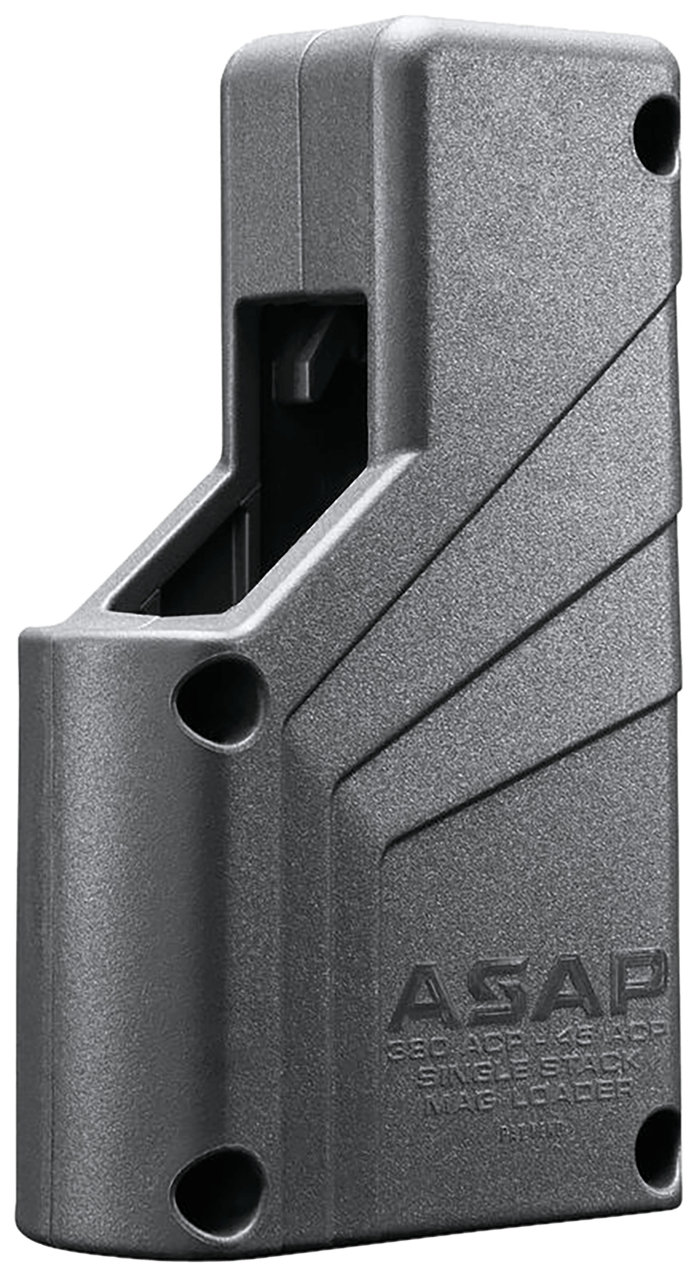 Butler Creek BCA1XSML ASAP Universal Mag Loader Single Stack Style Black Polymer Fits 9mm - 45 ACP Caliber Pistols