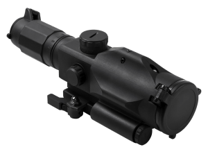 NcStar VSRTP3940GV3 SRT Gen 3 Black Hardcoat Anodized 3-9x40mm Illuminated P4 Sniper Reticle Green Laser