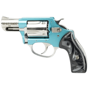 Charter Arms 53879 Undercover Lite Blue Diamond Compact 38 Special  5 Shot 2" High Polished Stainless Stainless Steel Barrel & Cylinder  Blue Diamond Aluminum Frame w/Black Finger Grooved Rubber Grip  Exposed Hammer