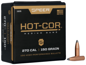 Speer 1605 Hot-Cor  277 Cal .28 150 gr Spitzer Soft Point 100rd Box/ 5 Case