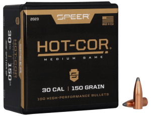 Speer 2023 Hot-Cor  30 Cal .308 150 gr Spitzer Soft Point 100rd Box/ 5 Case