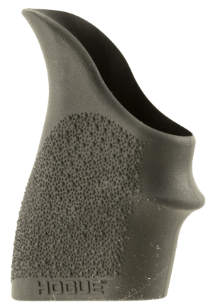 Hogue 18300 HandAll Beavertail Grip Sleeve made of Rubber with Textured Black Finish & Finger Groove for S&W M&P Shield (45); Kahr P-Series CW (9 & 40)
