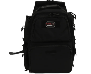 GPS Bags 1812BPB Executive Backpack Black Holds 5 Handguns