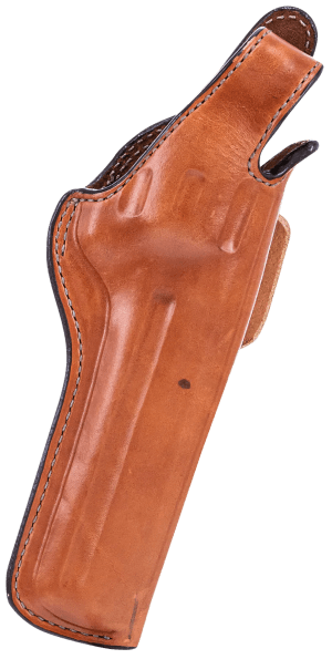 Bianchi 13652 5BHL Thumbsnap OWB Tan Leather Belt Loop Fits Ruger RedHawk Right Hand