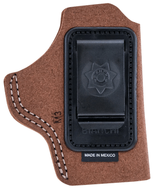 Bianchi 10376 6C  IWB Tan Leather Belt Clip Fits 2-3" Barrels Ruger/Colt/S&W K Frame Right Hand