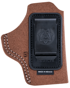 Bianchi 10381 6C IWB Tan Leather Belt Clip Fits 2" Barrels Ruger/Colt/Charter Arms Left Hand