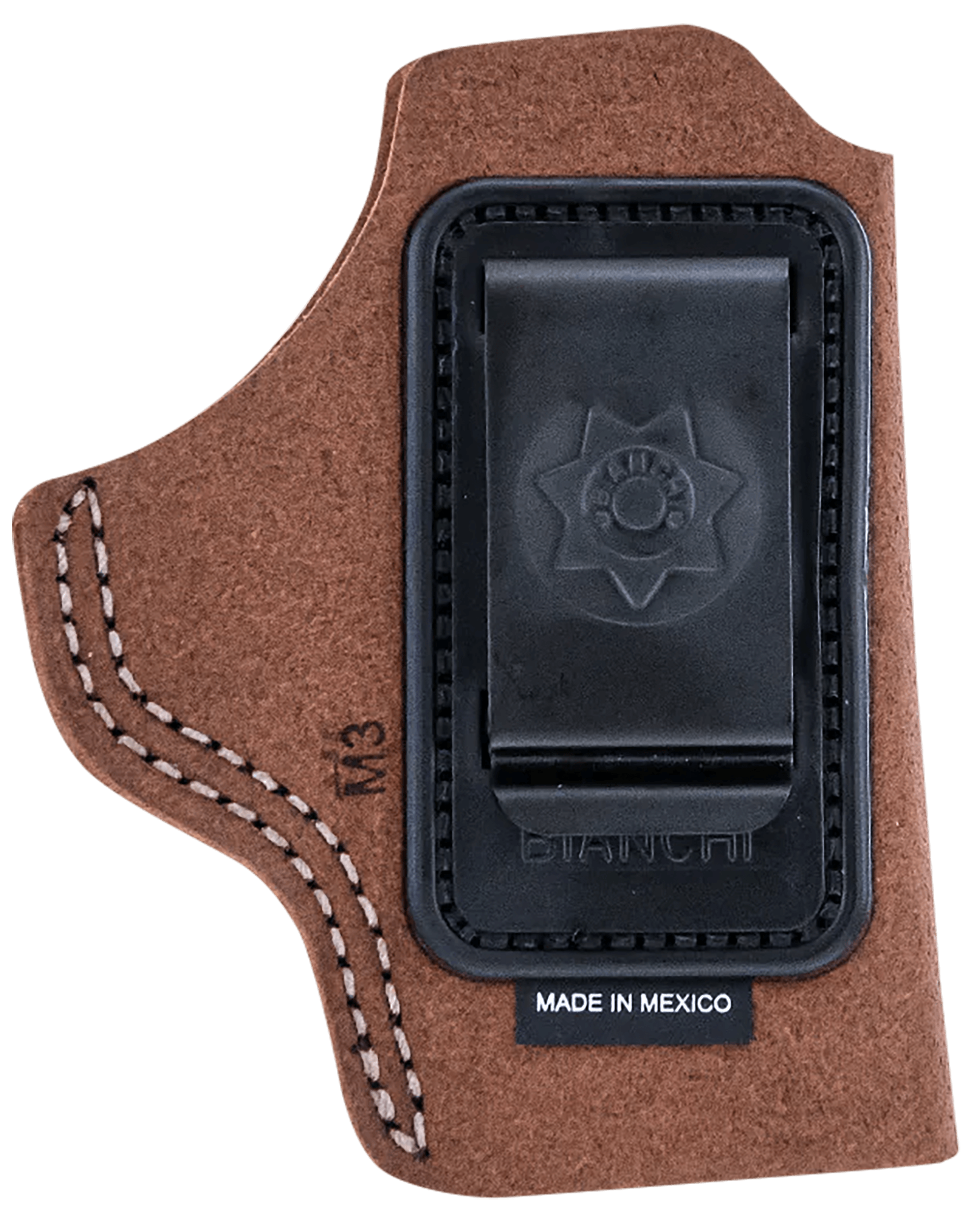 Bianchi 10381 6C IWB Tan Leather Belt Clip Fits 2" Barrels Ruger/Colt/Charter Arms Left Hand