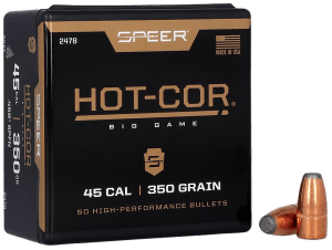 Speer 2478 Hot-Cor  45 Cal .458 350 gr Soft Point Flat Nose 50rd Box/ 5 Case