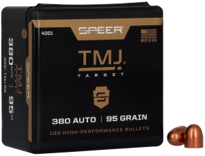 Speer 4001 TMJ 380 ACP .355 95 gr Total Metal Jacket 100rd Box/ 5 Case