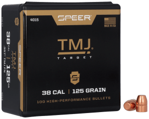 Speer 4015 Handgun 38 Cal .357 125 gr Total Metal Jacket 100rd Box/ 5 Case