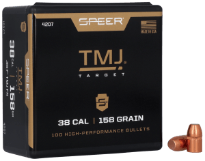 Speer 4207 TMJ 38 Cal .357 158 gr Total Metal Jacket 100rd Box/ 5 Case