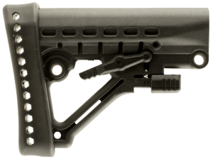 Archangel AA120 Heavy Duty  Black Synthetic  6 Position  Fits AR-Platform with Commercial Tube