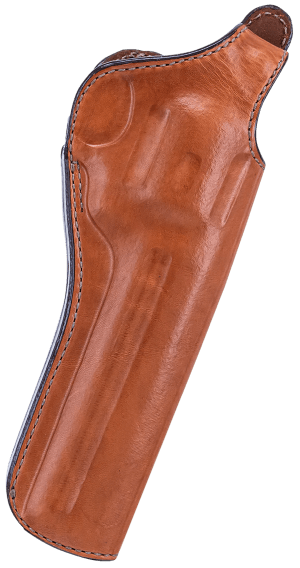 Bianchi 12682 111 Cyclone Belt Holster Size 07 OWB Open Bottom Style made of Leather with Tan Finish Strongsdie/Crossdraw & Belt Loop Mount Type fits 4" Barrel S&W N-Frame & Colt Anaconda for Right Hand