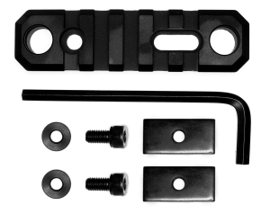 GrovTec US Inc GTSW192 3.1 Inch 5 Slot with Push Button Bases Stock AR  Black Anodized