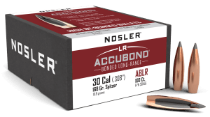 Nosler 58455 AccuBond Long Range 30 Cal .308 168 gr Spitzer Point Boat Tail/ 100rd Box
