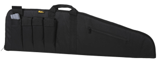 US PeaceKeeper P20045 MSR Case Water Resistant Black 600D Polyester w/ Brushed Tricot Liner 2" Padding & Lockable Zippers