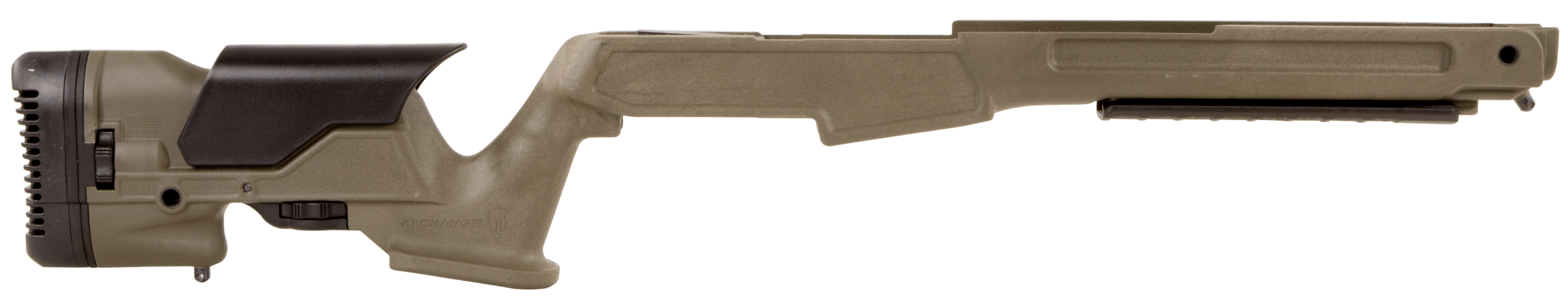 Archangel AAM1AOD Precision Stock OD Green Synthetic Fixed with Adjustable Cheek Riser for Springfield M1A M14