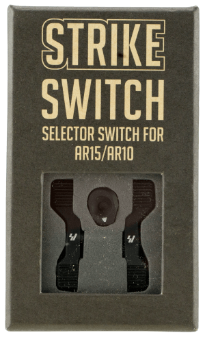 Strike Industries ARSSSBK Strike Switch 60/90 Degree Black Aluminum AR-Platform Ambidextrous